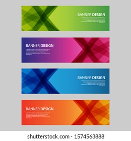 Vector Abstract design banner web template