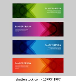 Vector Abstract design banner web template