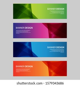 Vector Abstract design banner web template