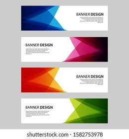 Vector Abstract design banner web template