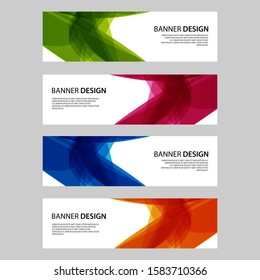 Vector Abstract design banner web template