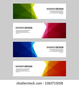 Vector Abstract design banner web template