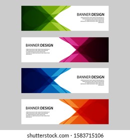 Vector Abstract design banner web template