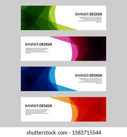 Vector Abstract design banner web templateVector Abstract design banner web template