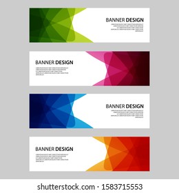 Vector Abstract design banner web templateVector Abstract design banner web template