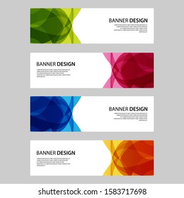 Vector Abstract design banner web template