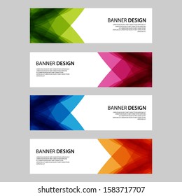 Vector Abstract design banner web template