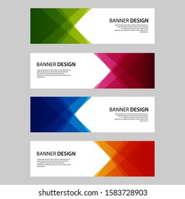 Vector Abstract design banner web template