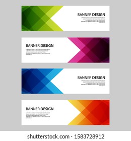 Vector Abstract design banner web template