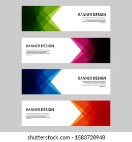 Vector Abstract design banner web template