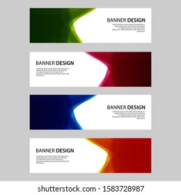 Vector Abstract design banner web template