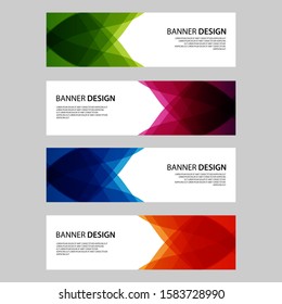 Vector Abstract design banner web template