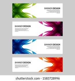Vector Abstract design banner web template