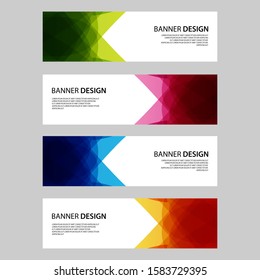 Vector Abstract design banner web template