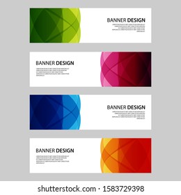 Vector Abstract design banner web template