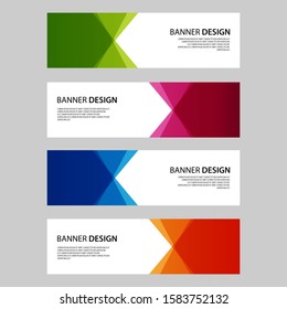 Vector Abstract design banner web template