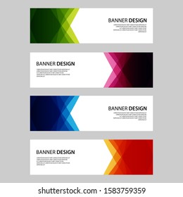 Vector Abstract design banner web template
