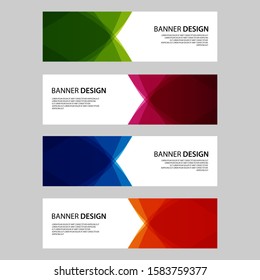 Vector Abstract design banner web template