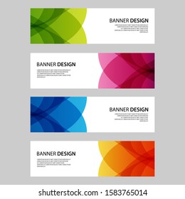 Vector Abstract design banner web template