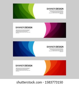 Vector Abstract design banner web template