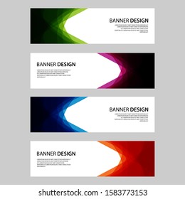 Vector Abstract design banner web template