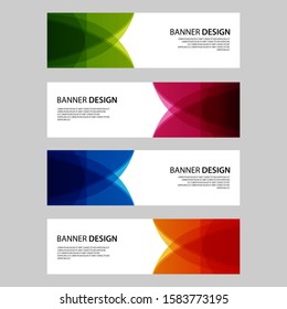 Vector Abstract design banner web template