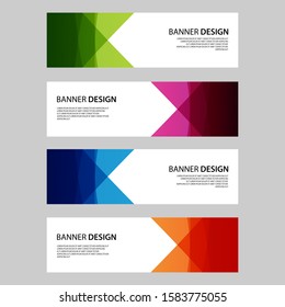 Vector Abstract design banner web template