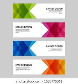 Vector Abstract design banner web template