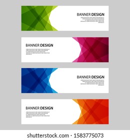 Vector Abstract design banner web template