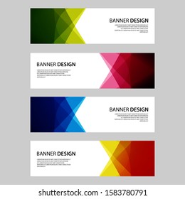 Vector Abstract design banner web template