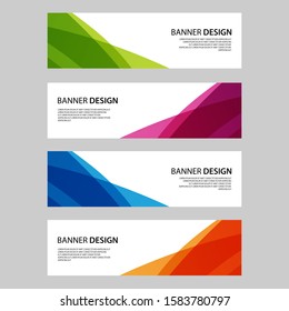 Vector Abstract design banner web template