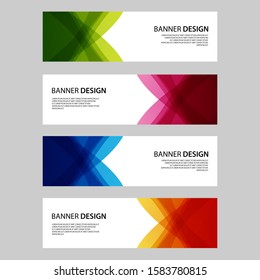 Vector Abstract design banner web template