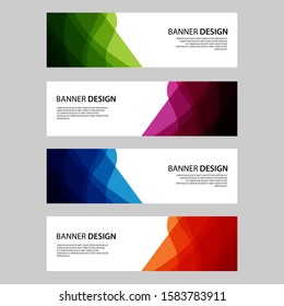 Vector Abstract design banner web template