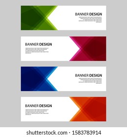 Vector Abstract design banner web template