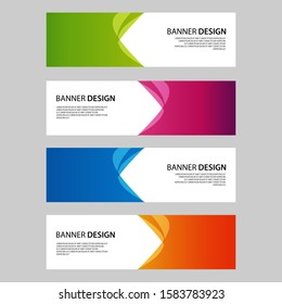 Vector Abstract design banner web template