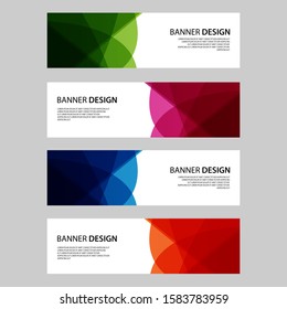 Vector Abstract design banner web template