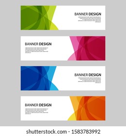 Vector Abstract design banner web template