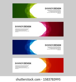 Vector Abstract design banner web template