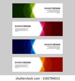 Vector Abstract design banner web template