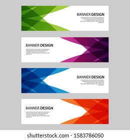 Vector Abstract design banner web template