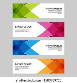 Vector Abstract design banner web template