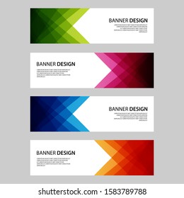 Vector Abstract design banner web template