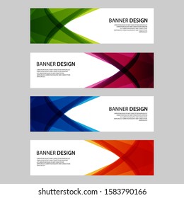 Vector Abstract design banner web template