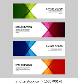 Vector Abstract design banner web template
