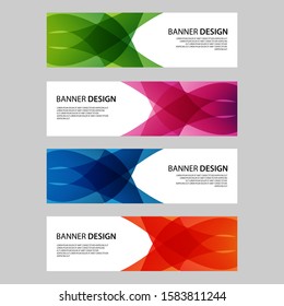 Vector Abstract design banner web template