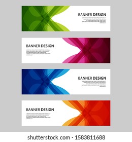 Vector Abstract design banner web template