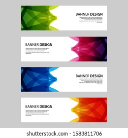 Vector Abstract design banner web template