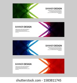 Vector Abstract design banner web template