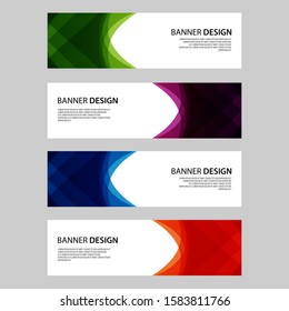 Vector Abstract design banner web template