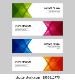 Vector Abstract design banner web template